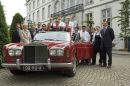 Personeel bij een Rolls Royce